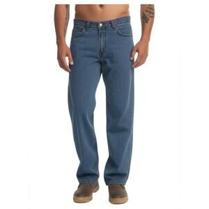 Lee Jeans Mens Patriot Blue Regular Fit Straight Leg Modern Classic Size 36X29